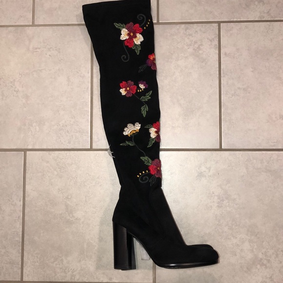 Sam Edelman Vena Floral Embroidered Floral Boot - Picture 4 of 7